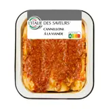Plat cuisiné Cannelloni à la viande L'ITALIE DES SAVEURS