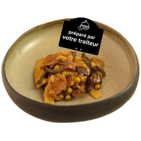 Plat Cuisiné Bœuf aux Oignons et Légumes LECHEF