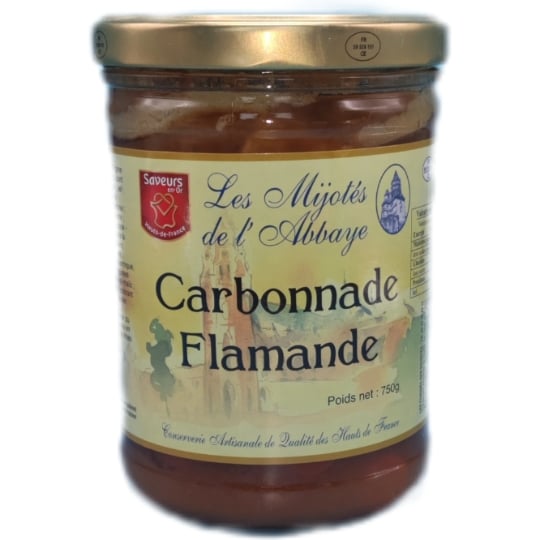 Plat Cuisiné Carbonnade Flamande LES MIJOTES DE L'ABBAYE