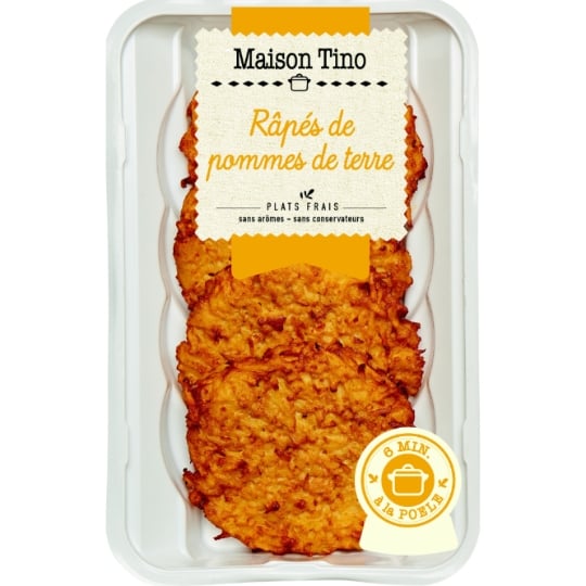 Plat cuisiné râpés de pommes de terre MAISON TINO