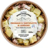 Plat cuisiné fromage à tartiflette et lardons sauce reblochon fondu MIX BUFFET