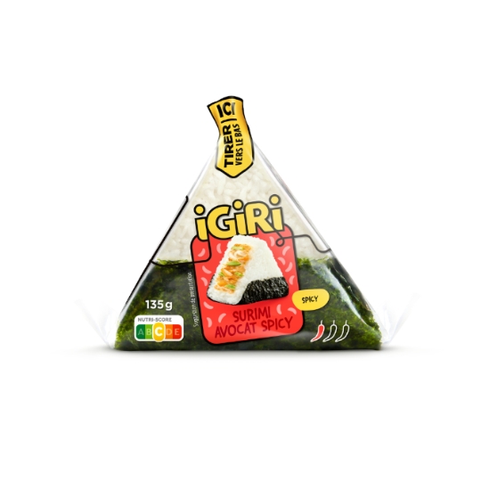 Surimi avocat spicy ONIGIRI
