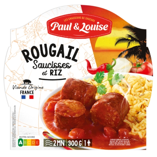 Riz Saucisses Rougail PAUL & LOUISE