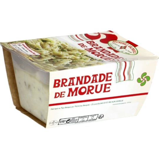Plat cuisiné Brandade de morue PECHERIES BASQUES