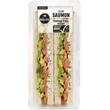 Sandwich fromage frais, avocat et saumon fumé. CARREFOUR