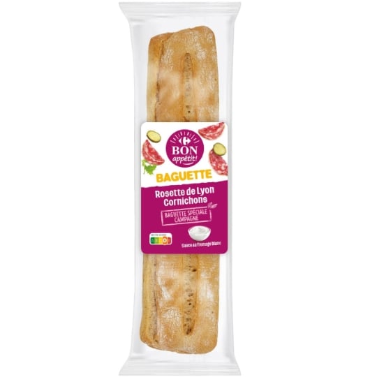 Sandwich baguette rosette de Lyon BON APPETIT CLASSIC