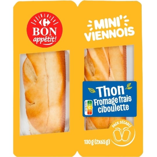 Sandwich thon fromage frais CARREFOUR BON APPETIT !