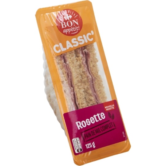 Sandwich Classic' rosette CARREFOUR BON APPETIT !