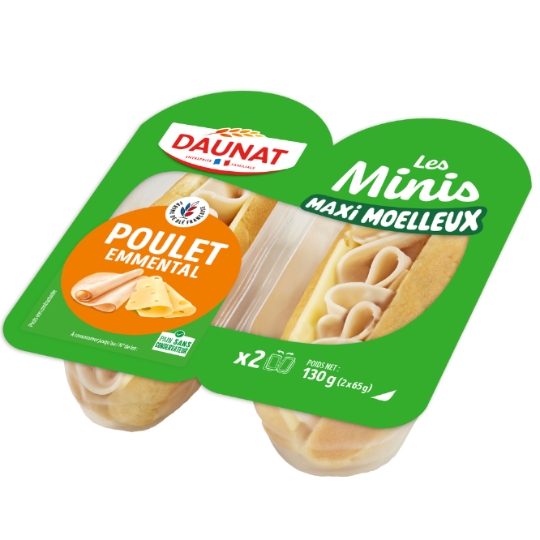 Sandwichs poulet/emmental DAUNAT