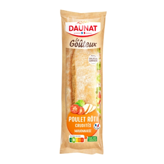 Sandwich  poulet mayonnaise DAUNAT