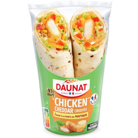 Wrap poulet cheddar DAUNAT