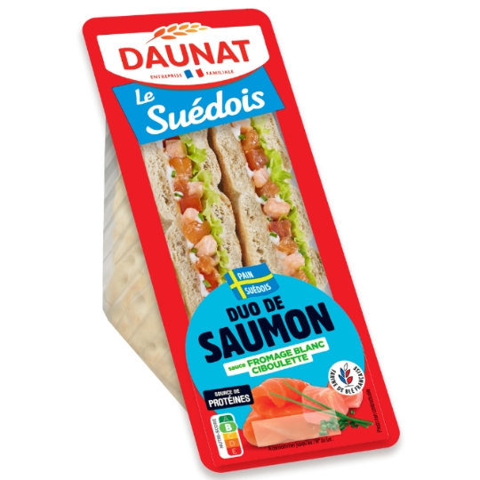 Sandwich suédois saumon DAUNAT