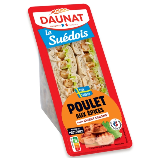 Club Suédois Poulet aux épices DAUNAT