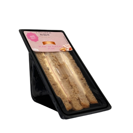 Sandwich Le Club Blanc de Poulet Fumé Halal L'ATELIER DE NOOR