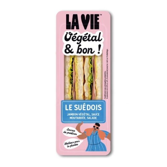Club Sandwich Suédois Végétal LA VIE