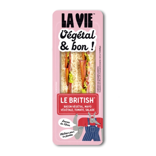 Sandwich Club le British Végétal & Bon! LA VIE