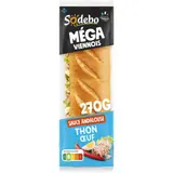 Sandwich baguette méga viennois thon œuf et sauce andalouse SODEBO