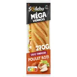 Sandwich baguette pain viennois poulet rôti sauce tandoori SODEBO