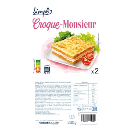 Croque-monsieur SIMPL