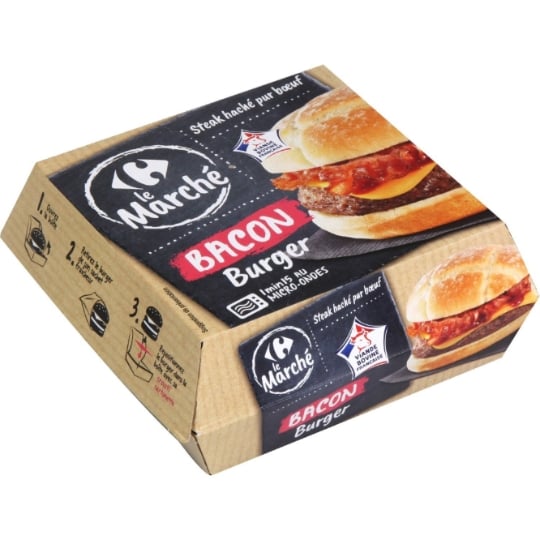 Burger Bacon CARREFOUR LE MARCHE