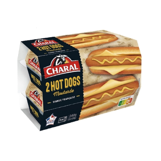 Hot Dog Saveur Moutarde CHARAL