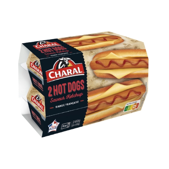 Hot Dog Saveur Ketchup CHARAL