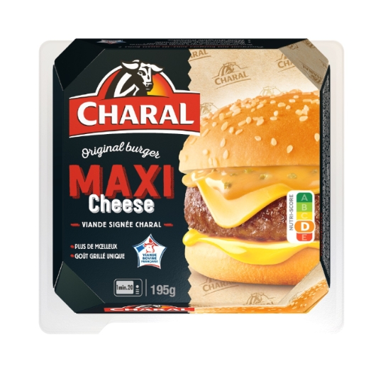 Maxi Cheese Original Burger de Bœuf Sauce et Fromage Fondu CHARAL