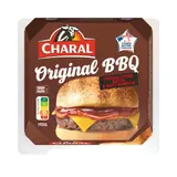 Brurger BBQ Cheddar Fondu, Bacon & Sauce Barbecue CHARAL