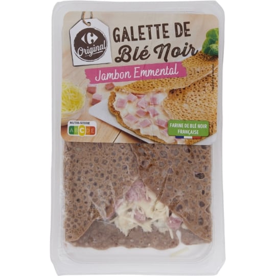 Galette de Blé Noir Jambon Emmental CARREFOUR ORIGINAL