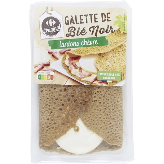 Galette lardons chèvre CARREFOUR ORIGINAL
