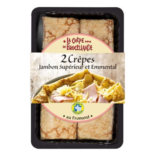 Crêpes  Jambon Supérieur et Emmental  CREPE DE BROCELIANDE
