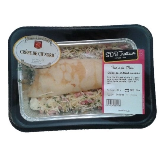 Crêpe de Ch'Nord cuisinée SALAISONS DES BELIERS