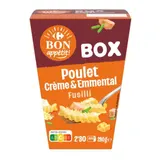 Plat cuisiné Fusilli poulet crème CARREFOUR BON APPETIT !