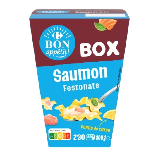 Plat cuisiné Festonate saumon CARREFOUR BON APPETIT !
