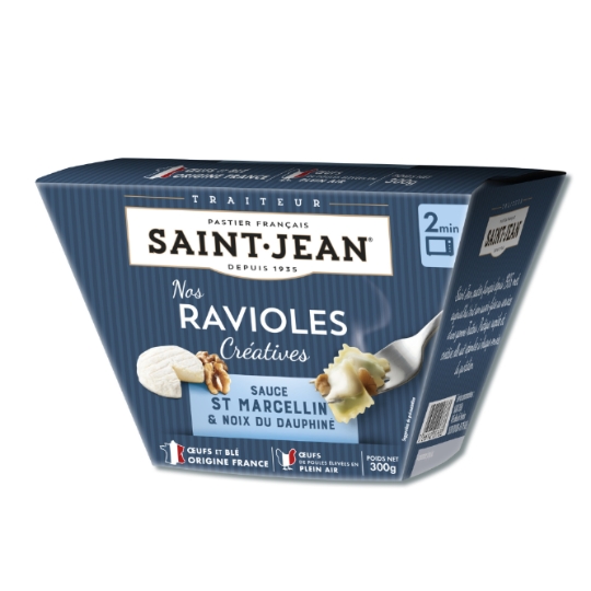 Box ravioles sauce saint marcellin et noix SAINT JEAN