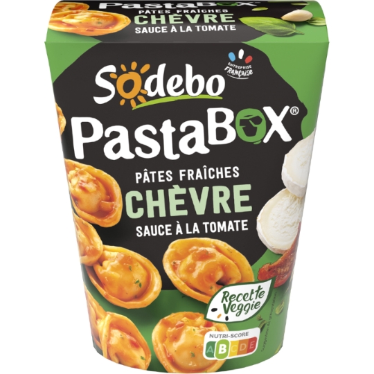 Box Tortellini chèvre sauce tomate SODEBO