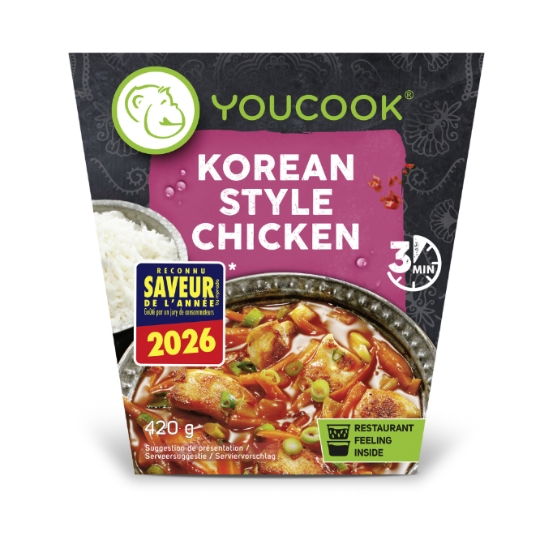 Plat Cuisiné à la Coréenne au Poulet YOUCOOK