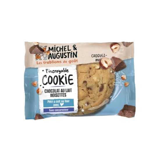 Cookie Au Gros Éclats De Chocolat Au Lait Et Noisettes MICHEL ET AUGUSTIN