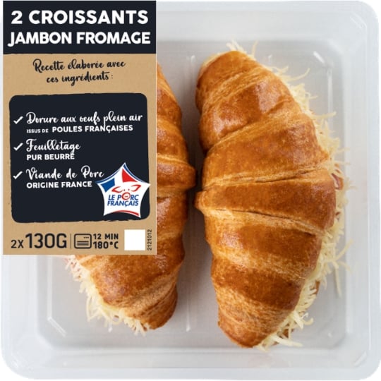 Croissant au jambon fromage MIX BUFFET
