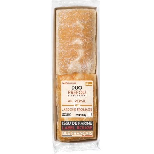 Préfou Duo Ail et Lardon Emmental MIX BUFFET