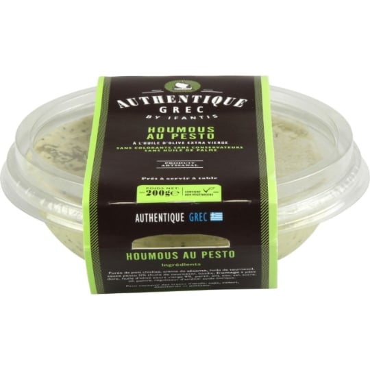 Houmous au pesto AUTHENTIQUE GREC BY IFANTIS