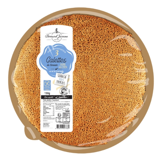 Galettes de sarrasin sans gluten BERNARD JARNOUX CREPIER