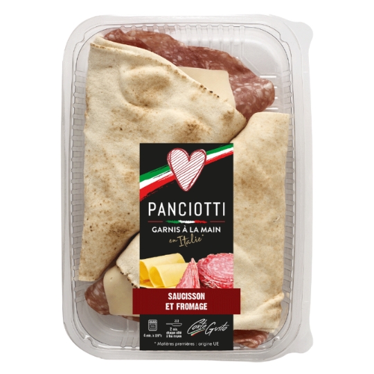 Galettes Panciotti saucisson et fromage CORTE DEL GUSTO