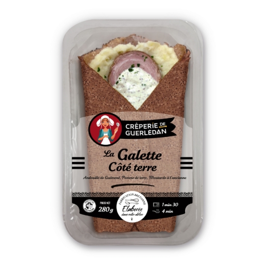 Galette Andouille de Guémené CREPERIE DE GUERLEDAN