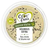 Houmous Extra Pois Chiche & Sésame noir CROC'FRAIS