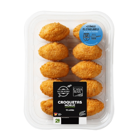 Bouchées Garnies Croquetas de Morue EAT THE WORLD