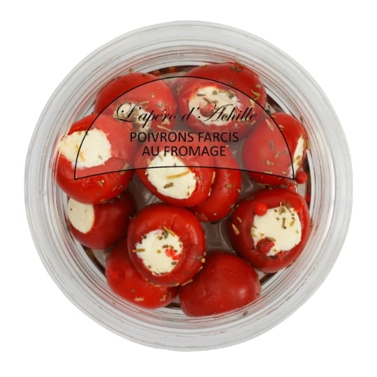 Poivrons Farcis au Fromage de Vache L'APERO D'ACHILLE