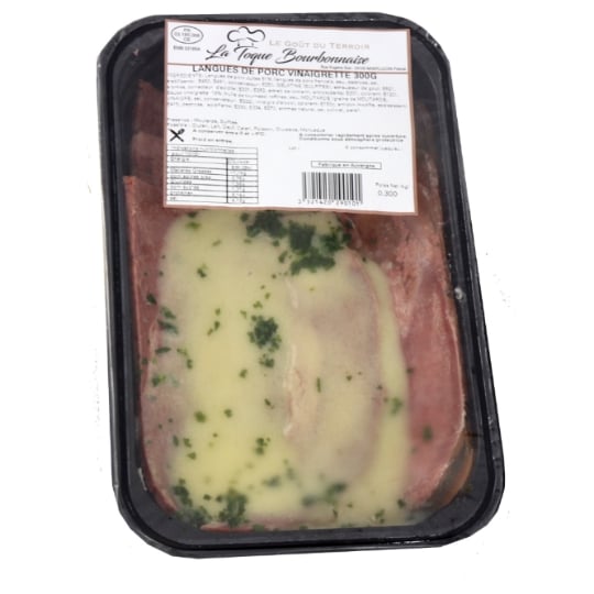 Langue de porc vinaigrette LA TOQUE BOURBONNAISE