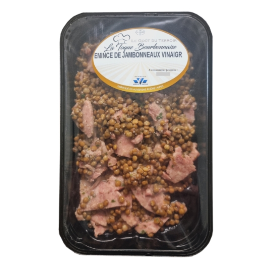 Emincé jambonneau vinaigrette LA TOQUE BOURBONNAISE