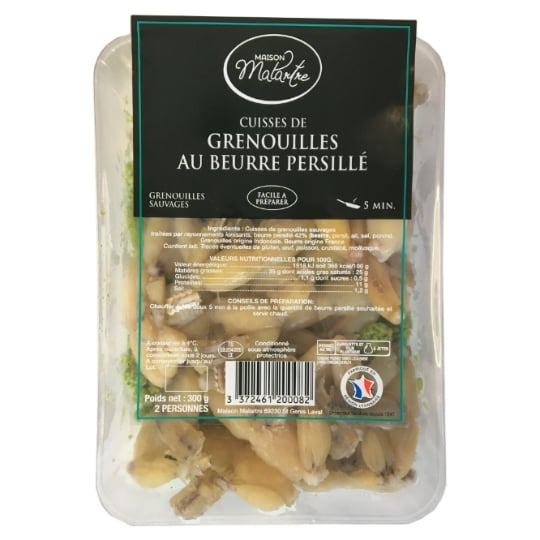 Cuisse de grenouilles au beurre persillé  MAISON MALARTRE